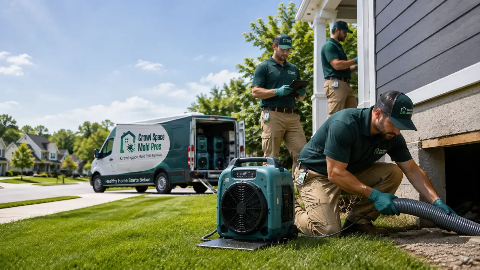 Crawl Space Mold Removal in Millerton, IA